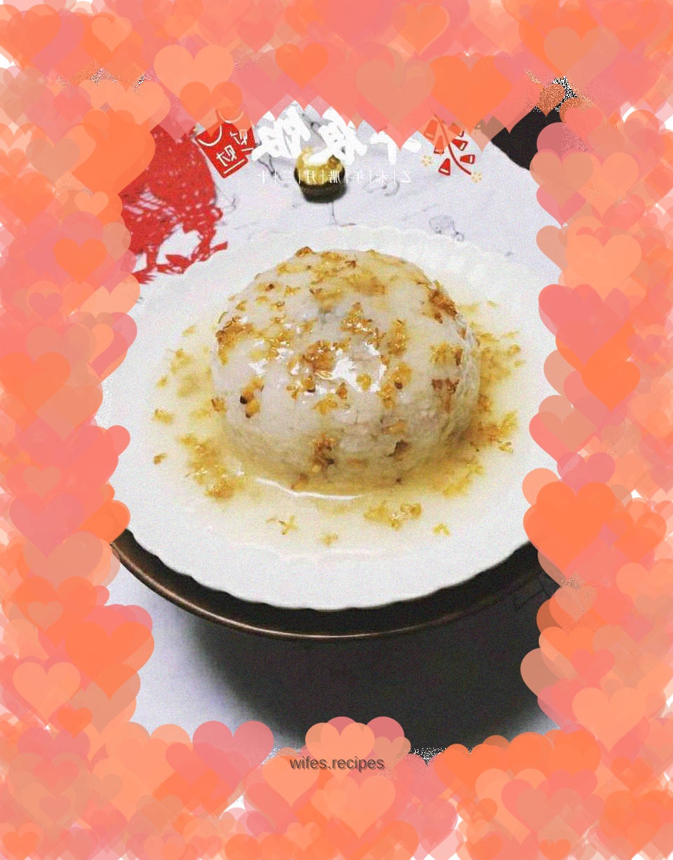 Suzhou eight-treasure rice (pine nuts and osmanthus)