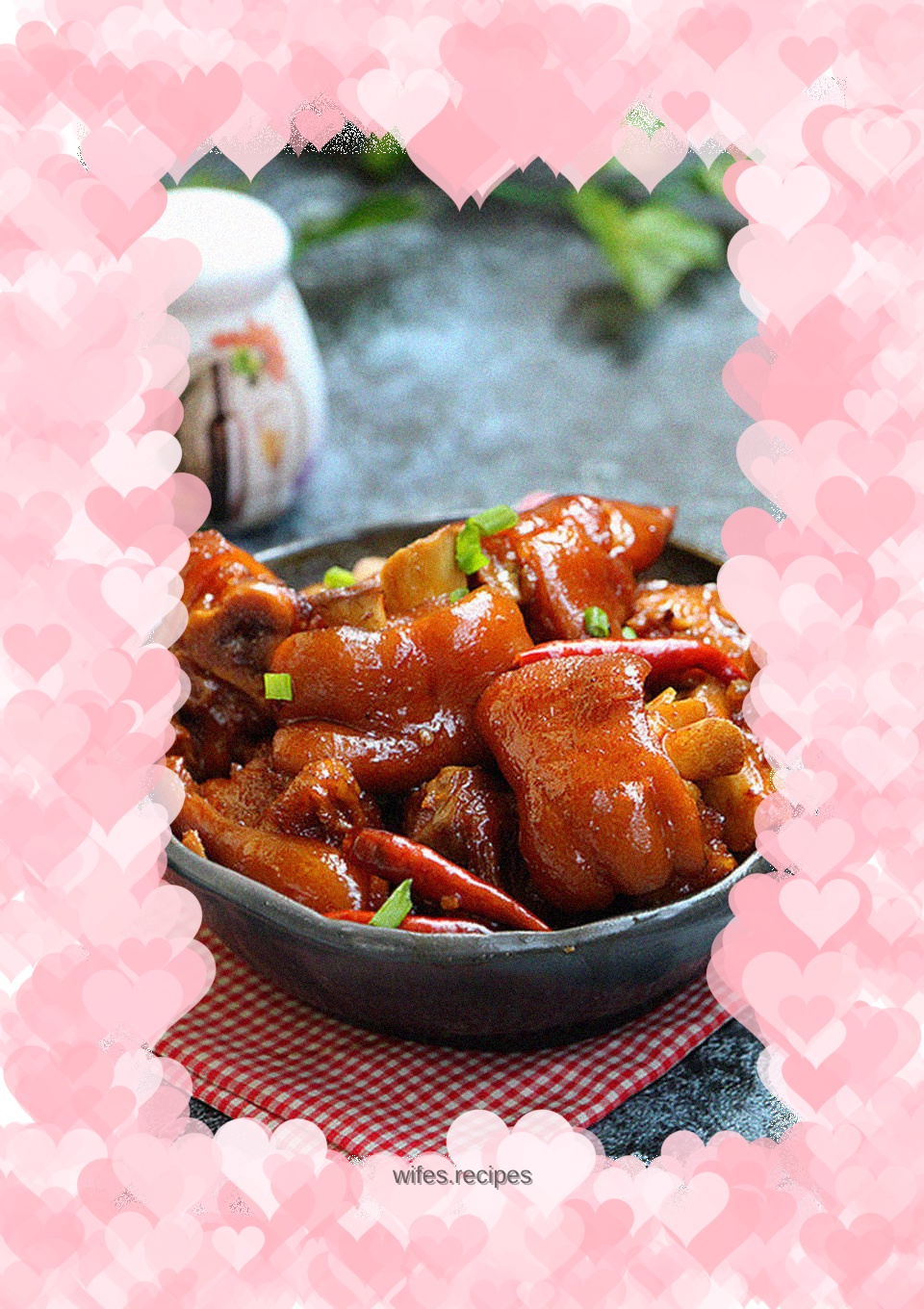 Beer roasted pork trotters