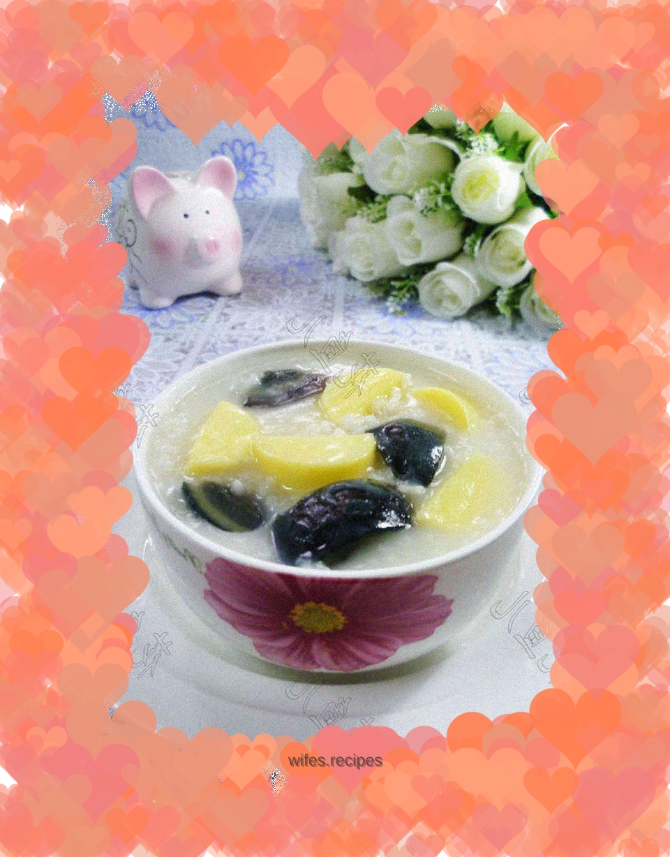 Preserved Egg Japanese Tofu Rice Porridge