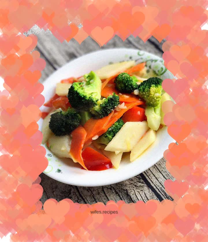 Vegetarian stir-fried vegetables