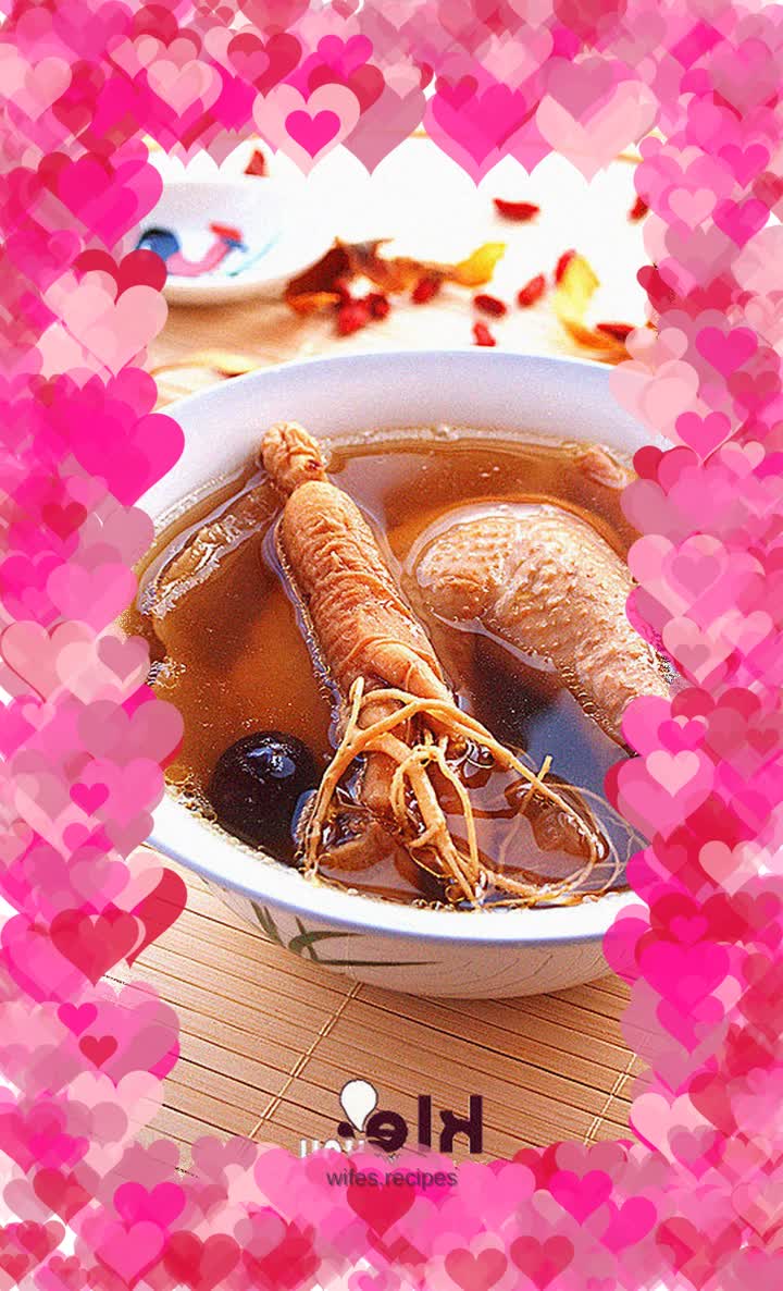 Nourishing Ginseng Chicken Soup - Get ready for autumn health