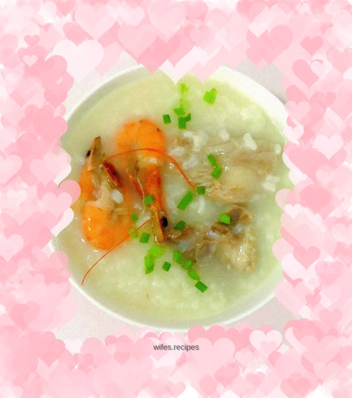Pork Ribs and Shrimp Porridge