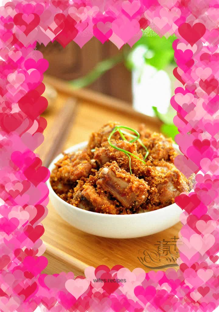 Sichuan style steamed pork ribs