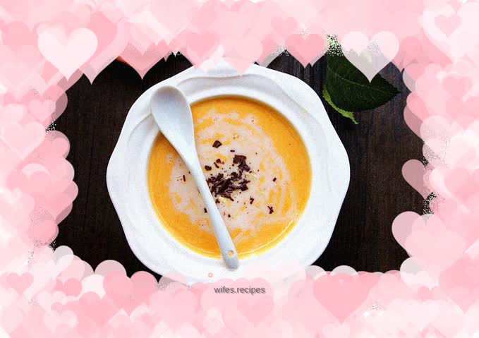 Coconut pumpkin sweet soup