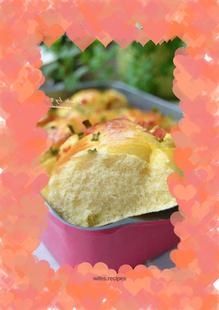 Cheese and ham bread