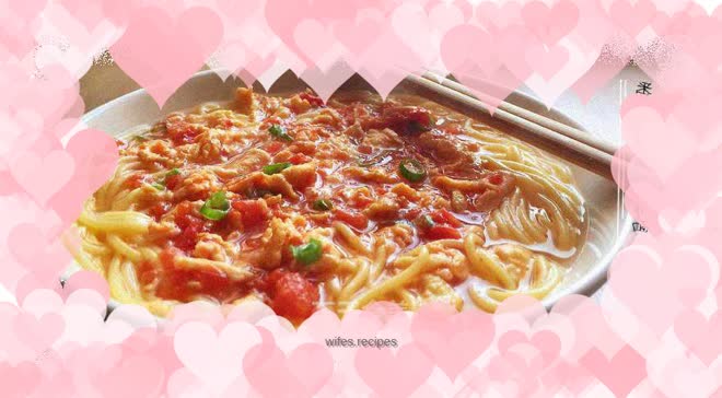 Tomato Egg Corn Noodles