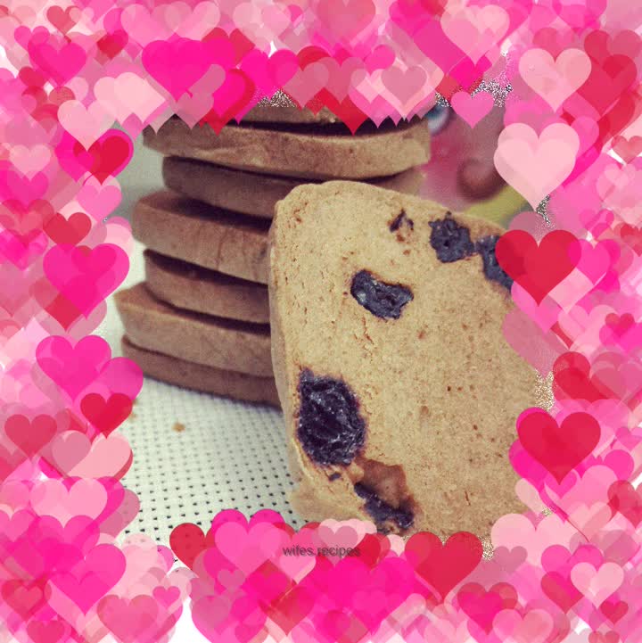 Chocolate Blueberry Cookies