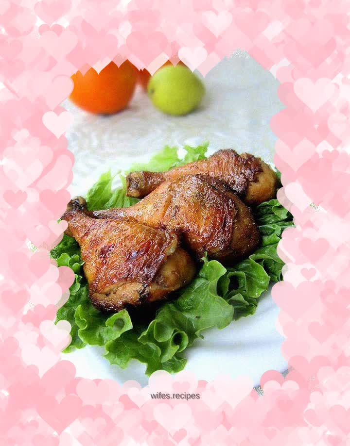 Cumin roasted chicken shanks