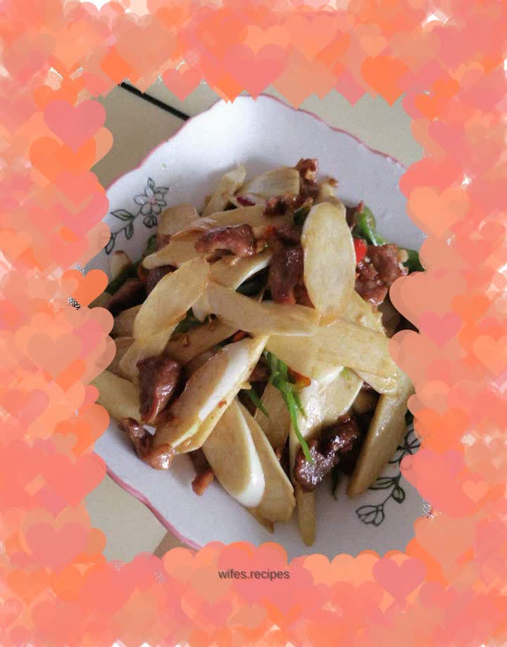 Stir-fried Pork with Wild Wild Rice