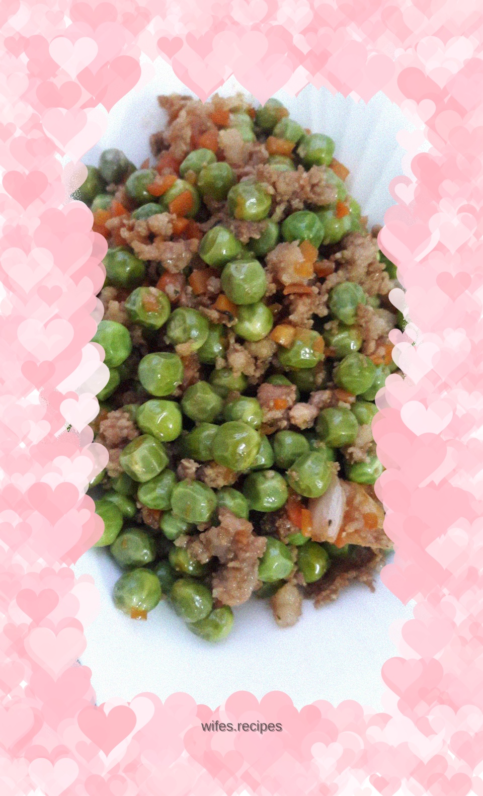 Stir-fried sweet peas with minced meat