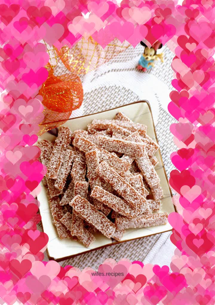 Sugar hawthorn strips