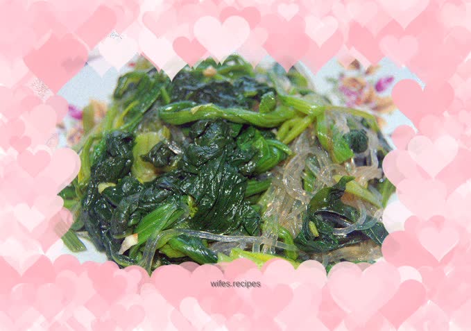 Cold Spinach Vermicelli