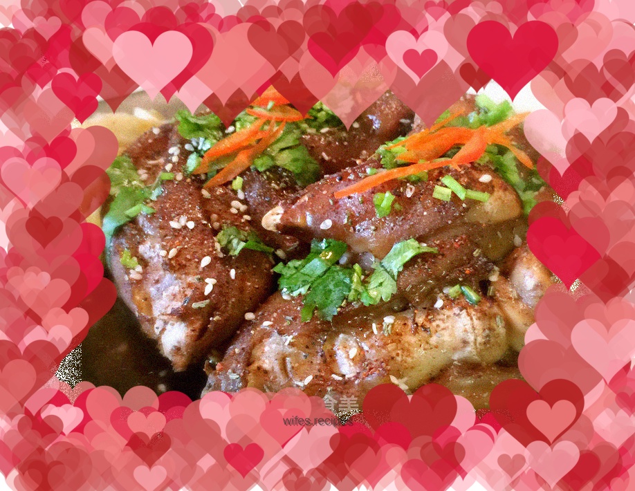 Secret roasted pig trotters