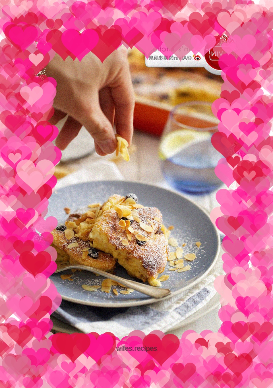 Toasted bread pudding