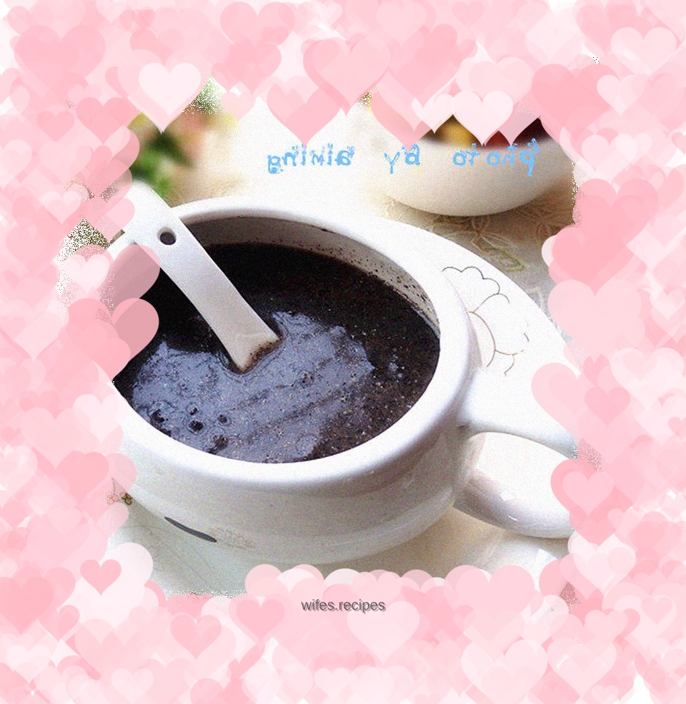 Black sesame walnut paste---healthy food made at home with zero additives