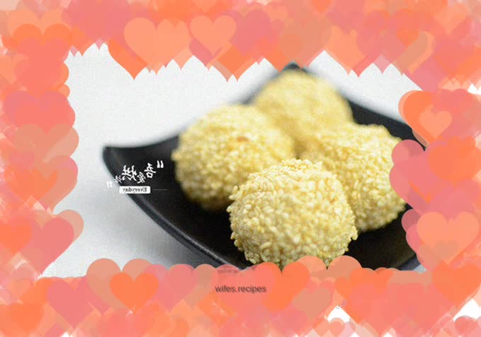 Red bean glutinous rice balls