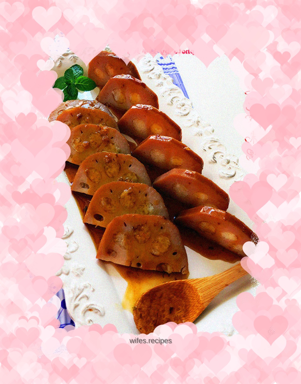 Soft, glutinous and sweet---osmanthus, glutinous rice and lotus root