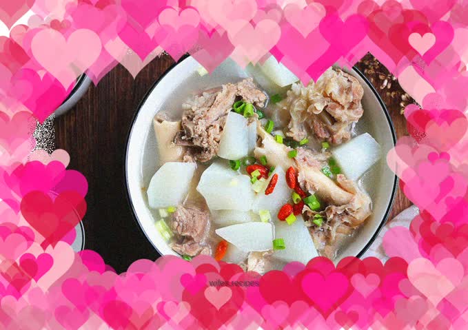 Mutton and radish soup