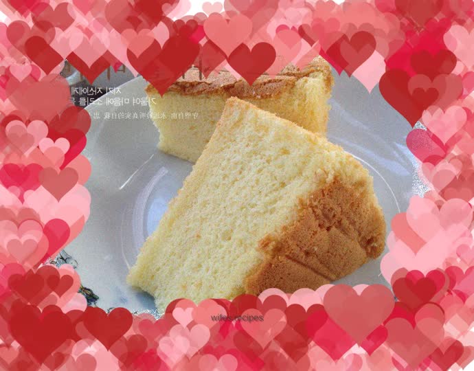 8 inch chiffon cake