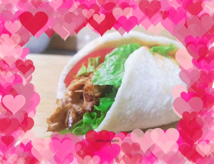 Reduced Fat Chicken Wraps