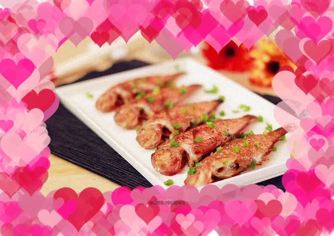 Pan-fried parrotfish