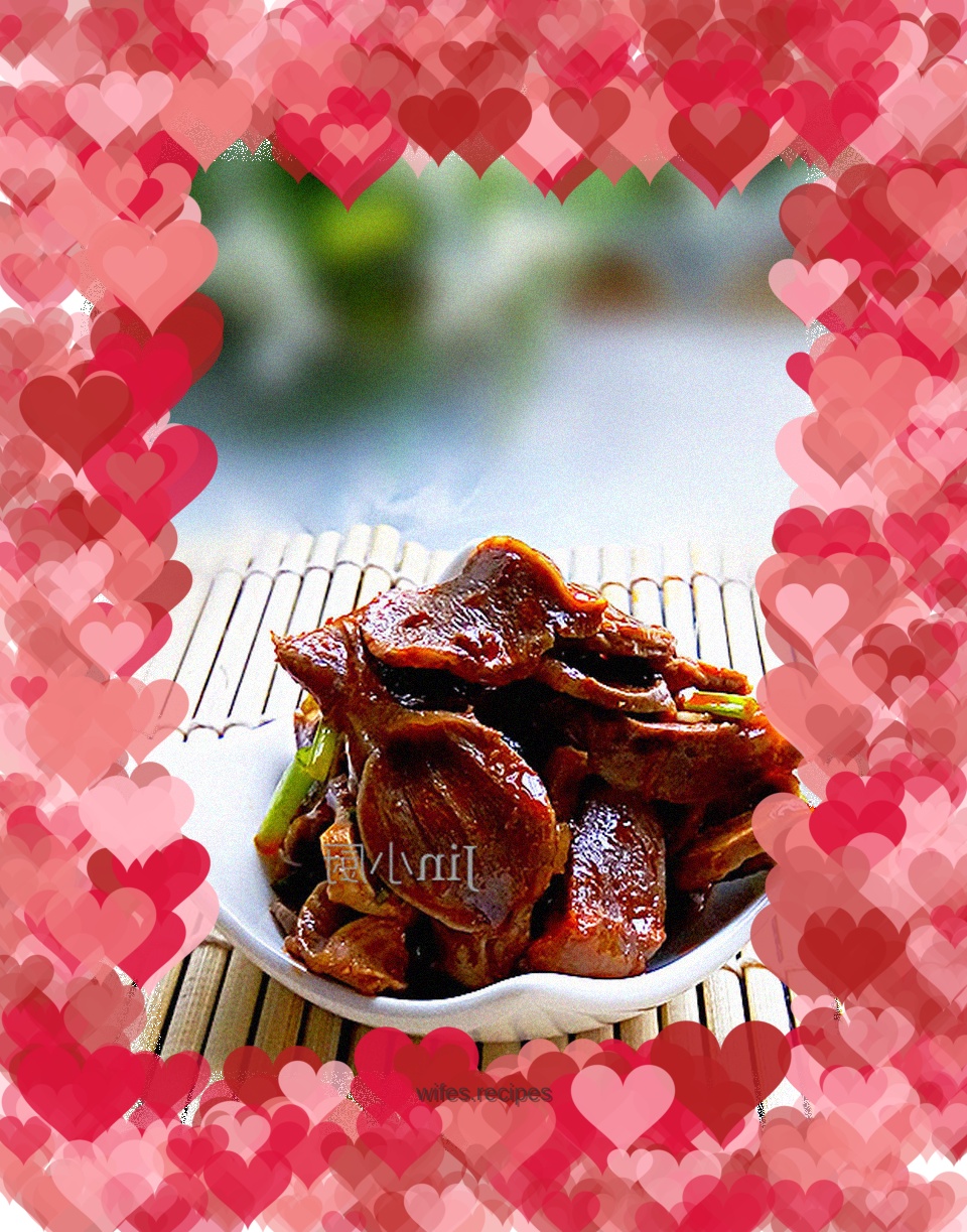 Spicy chicken gizzards!