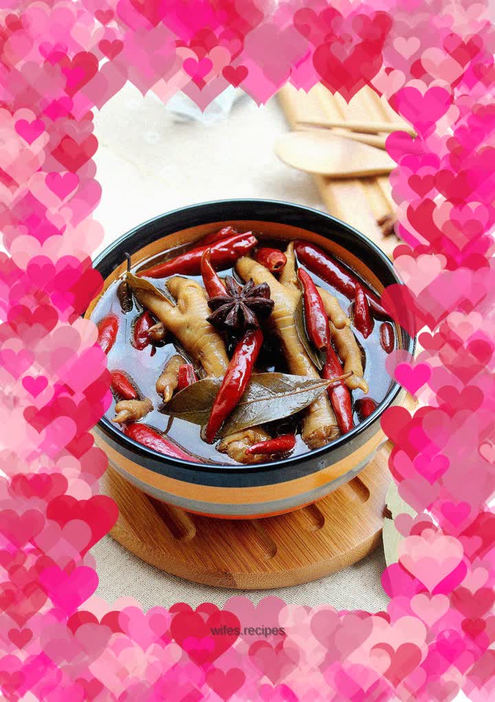 Braised chicken feet