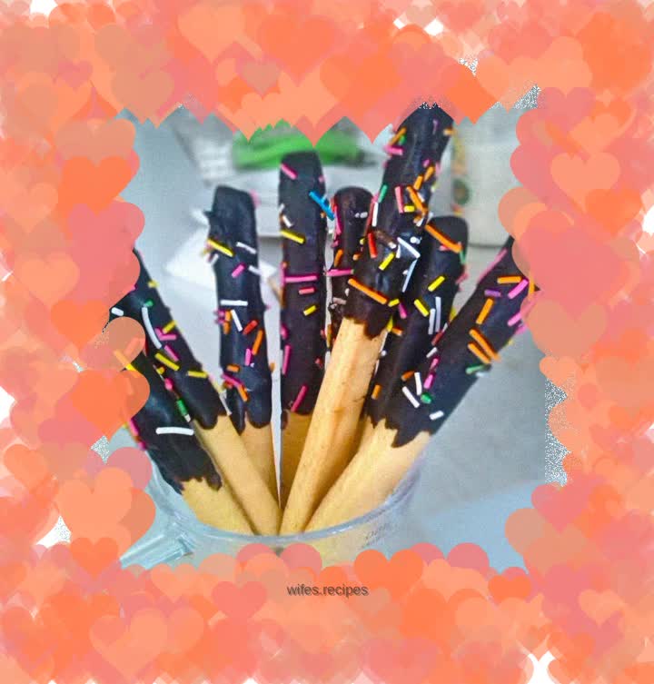 Chocolate finger cookies