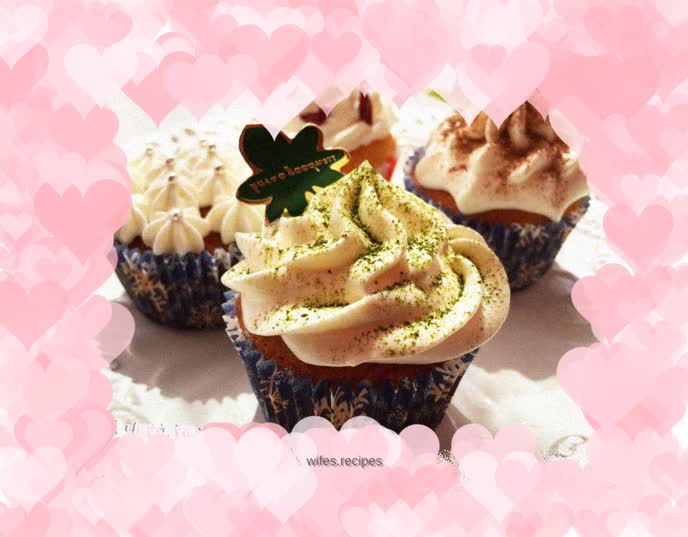 Buttercream Decorated Cupcakes