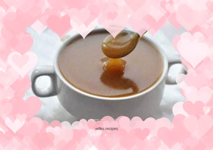 White fungus rice and white fungus soup