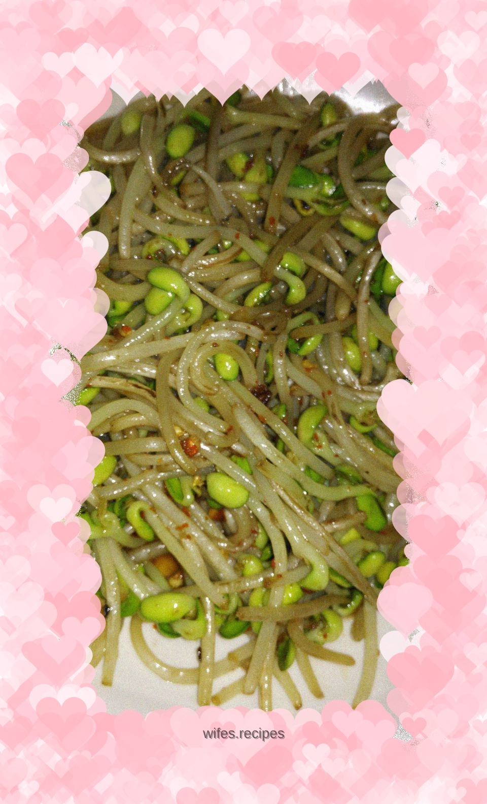 Vegetarian fried bean sprouts