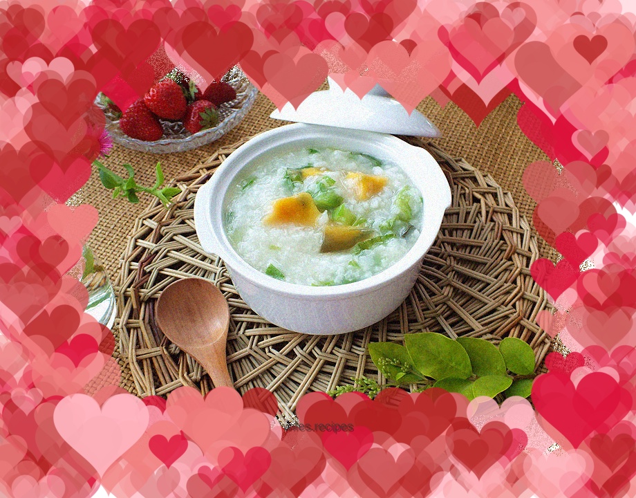 Changed Egg Lettuce Porridge