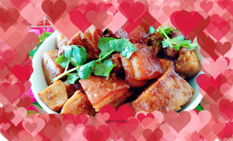 Braised pork with taro