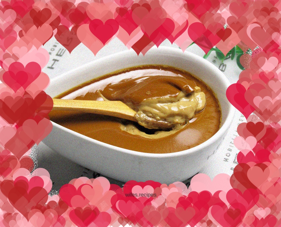 Brown sugar custard pudding