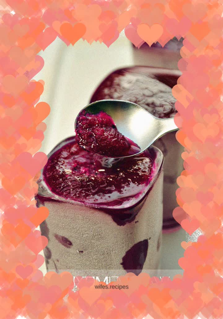 Dragon fruit sorbet