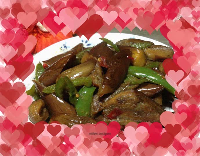 Less oil version of cooking eggplant - Sauce-roasted eggplant