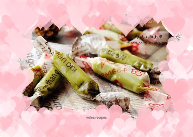 Hokkaido matcha flavored milk candy