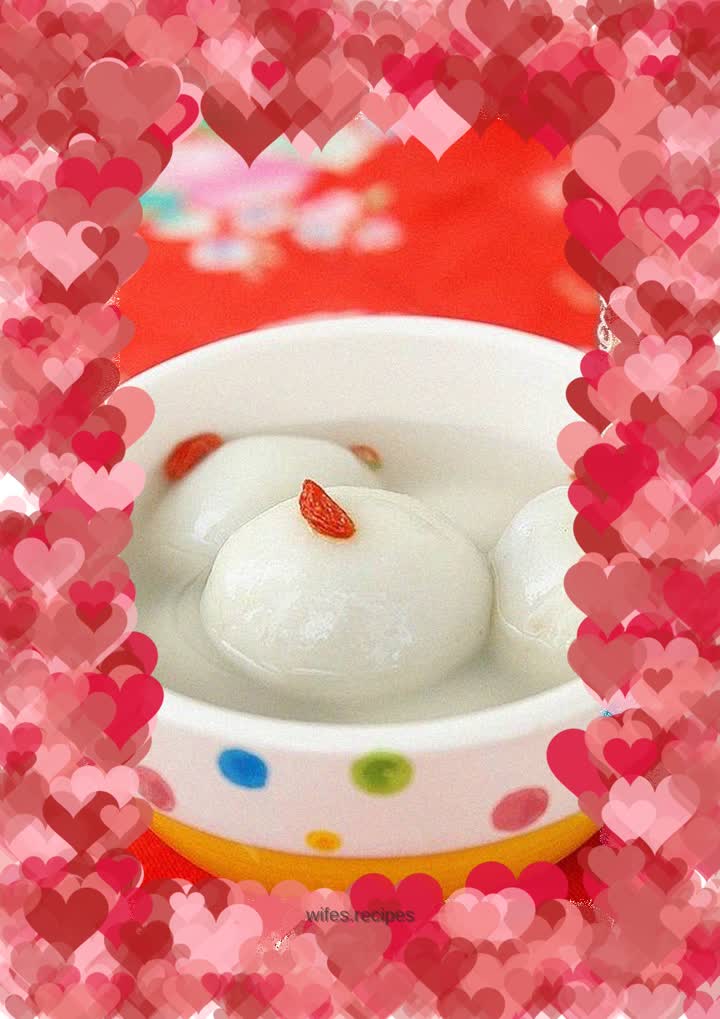 Homemade glutinous rice balls