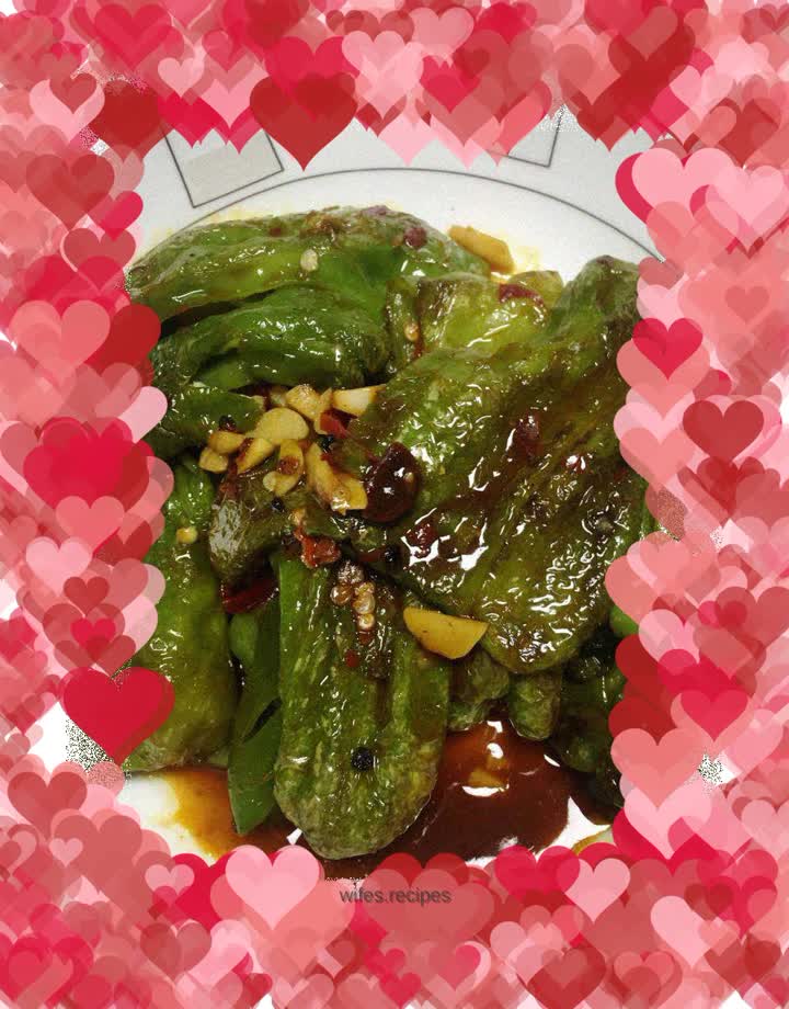 Tiger skin green pepper