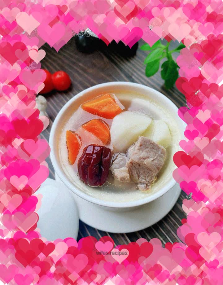 Yam Pork Ribs Soup