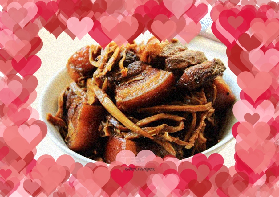 Pork belly with dried bamboo shoots