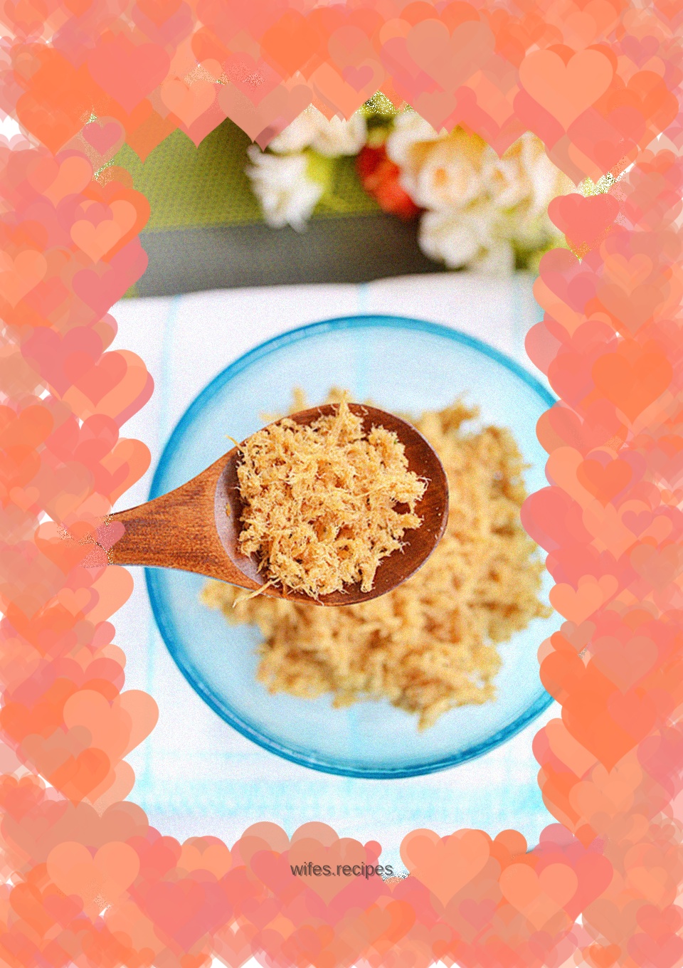 Homemade original meat floss