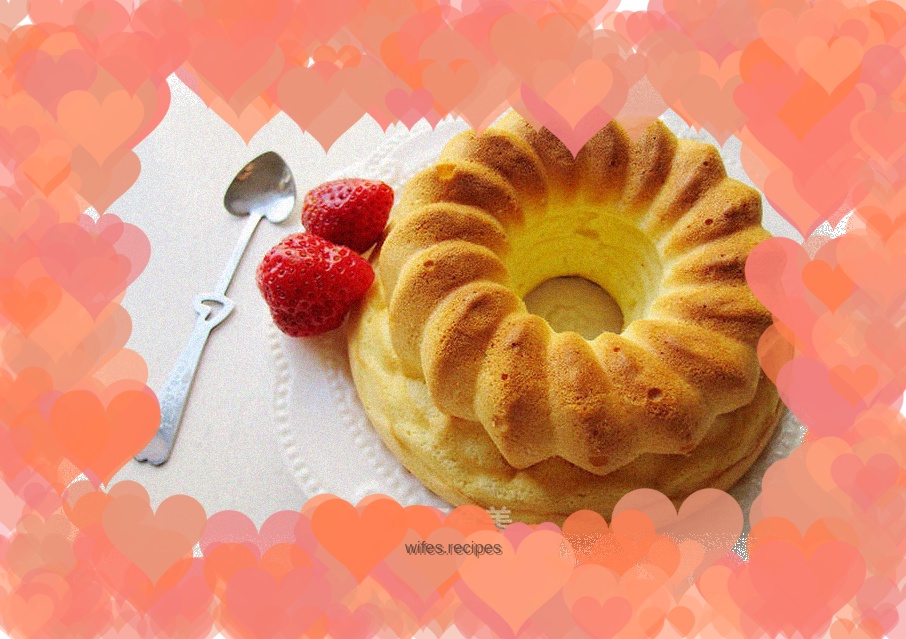 Savarin lemon chiffon cake