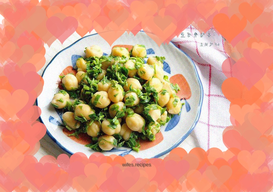 【Toon Chickpeas】: A spring delicacy that never waits