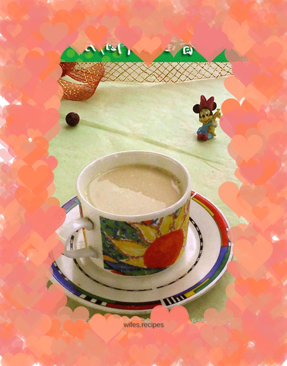 Almond cooked bean milk