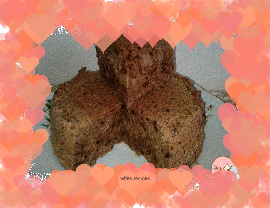 Steamed cocoa cake