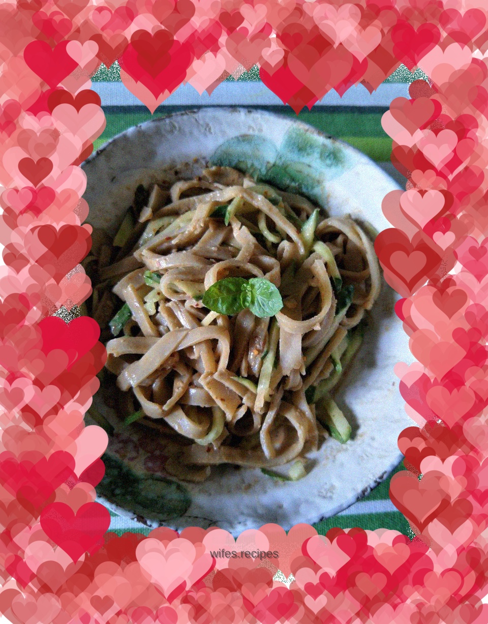 Homemade oatmeal noodles