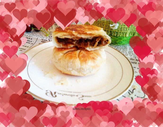 Plum and vegetable pancakes