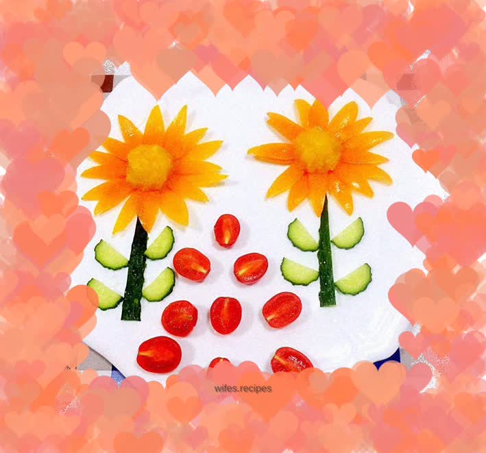 The garden is full of spring scenery