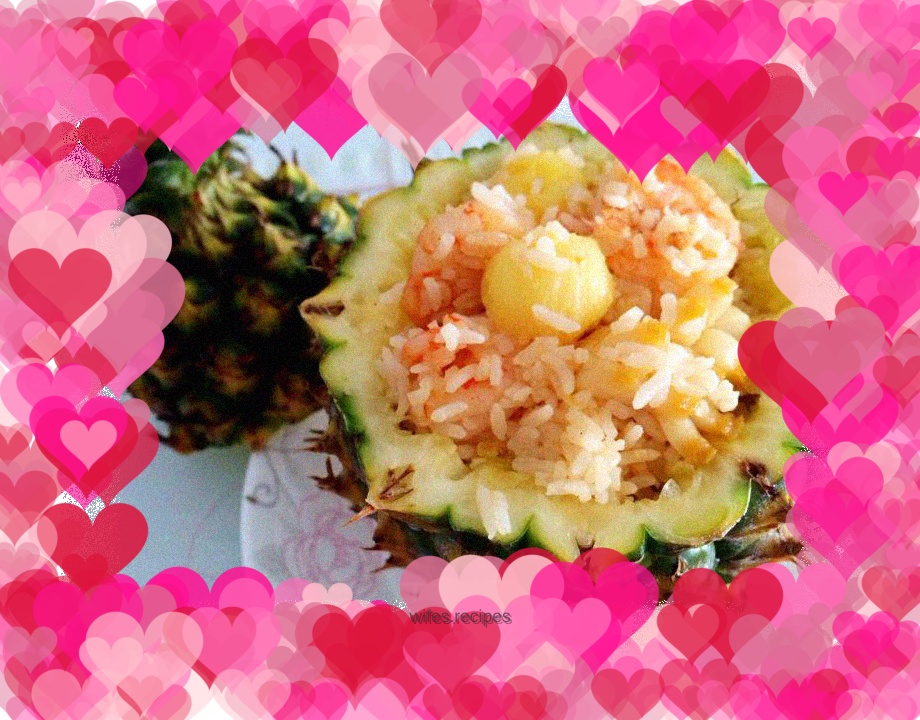 Tomato Sauce Pineapple Fried Rice